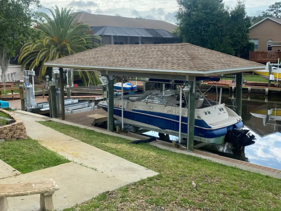Boathouse repairing on the flagler beach