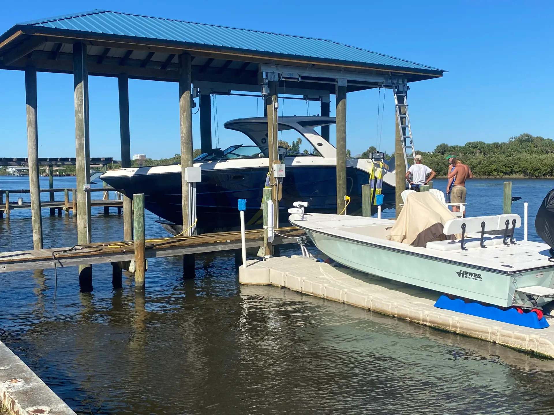 Custom boath house on the florida