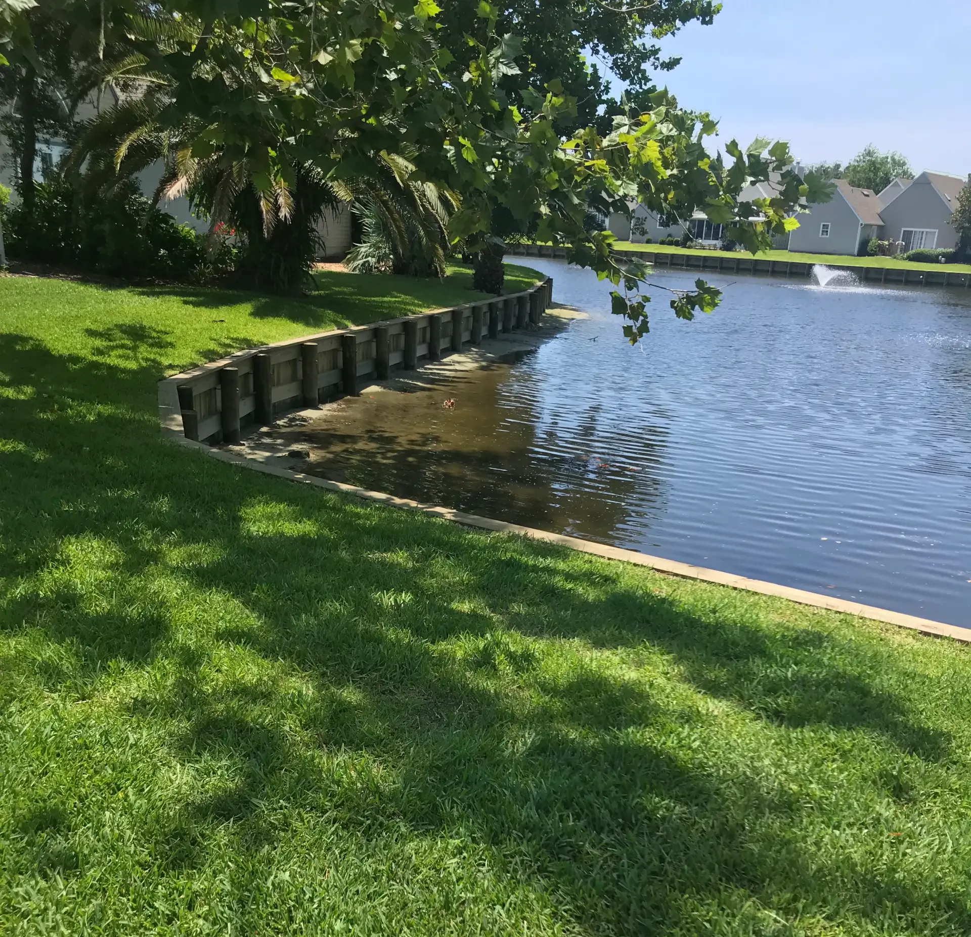 Maritime seawall featuring nature scenery