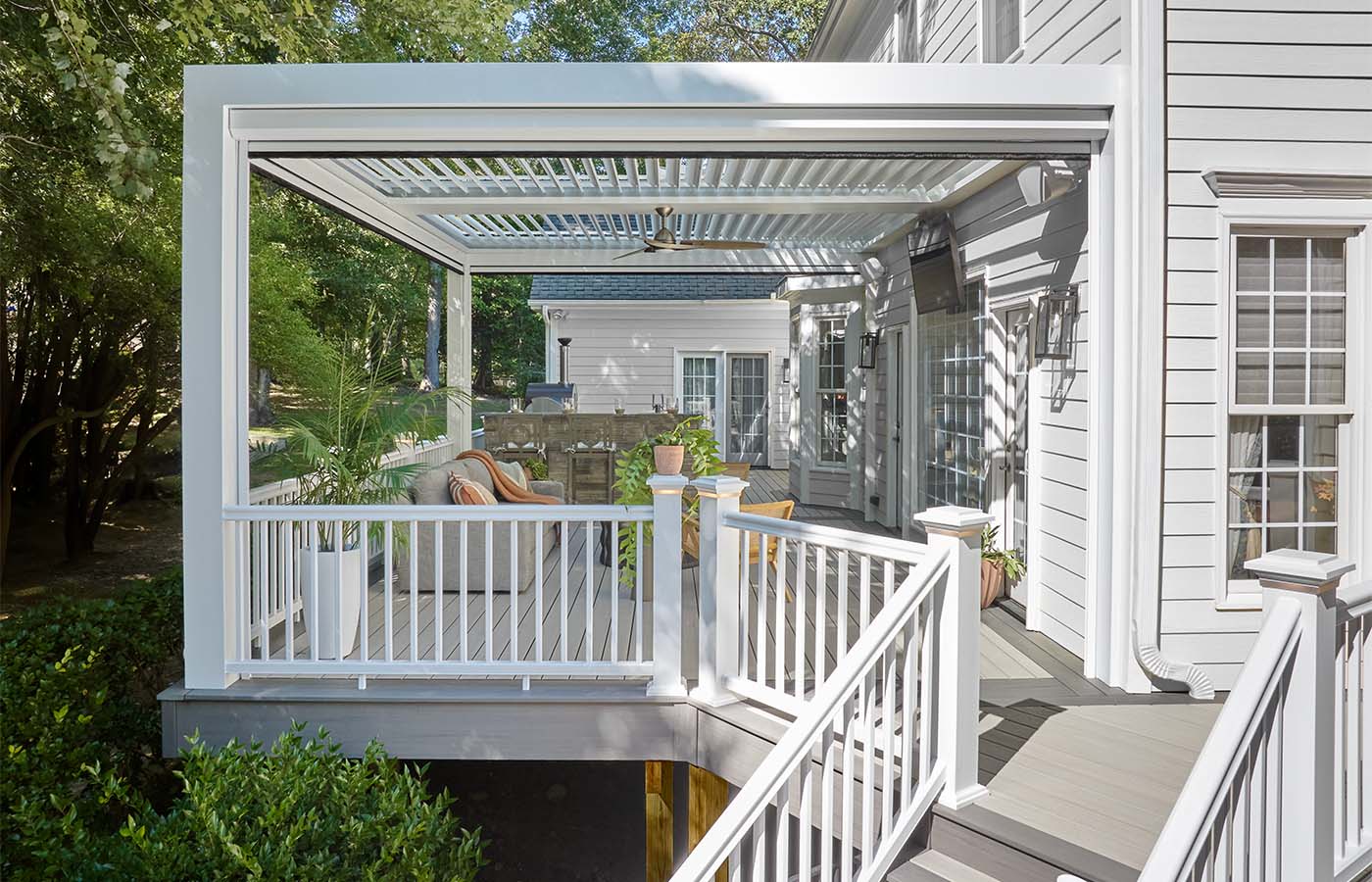 Sk Inspiration Gallery Advanced PVC Boardwalk Composite Decking RadianceRail Express